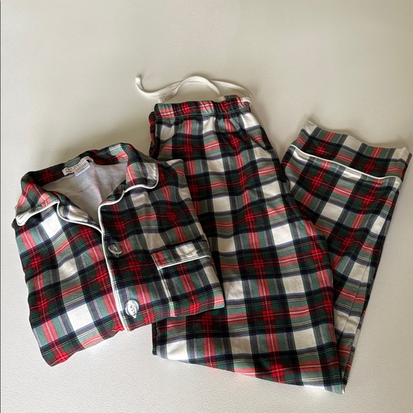 The Beaufort Bonnet Company Other - The Beaufort Bonnet Company Pajama Set Aiken Plaid Pima Cotton Holiday Size XS